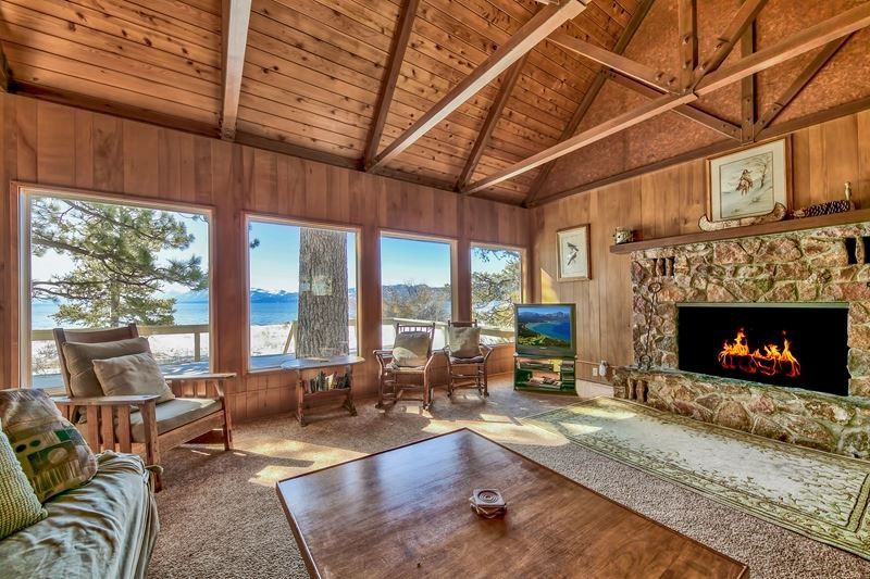 Classic Tahoe Cabin Lakefront Sold by Chase International